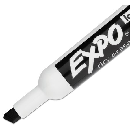 Expo Dry Erase Marker, Chisel Tip, Black, PK36 1920940